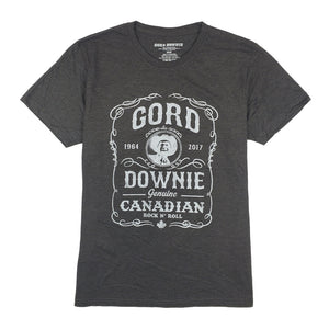 Gord Genuine Canadian T-Shirt - Unisex (Charcoal)